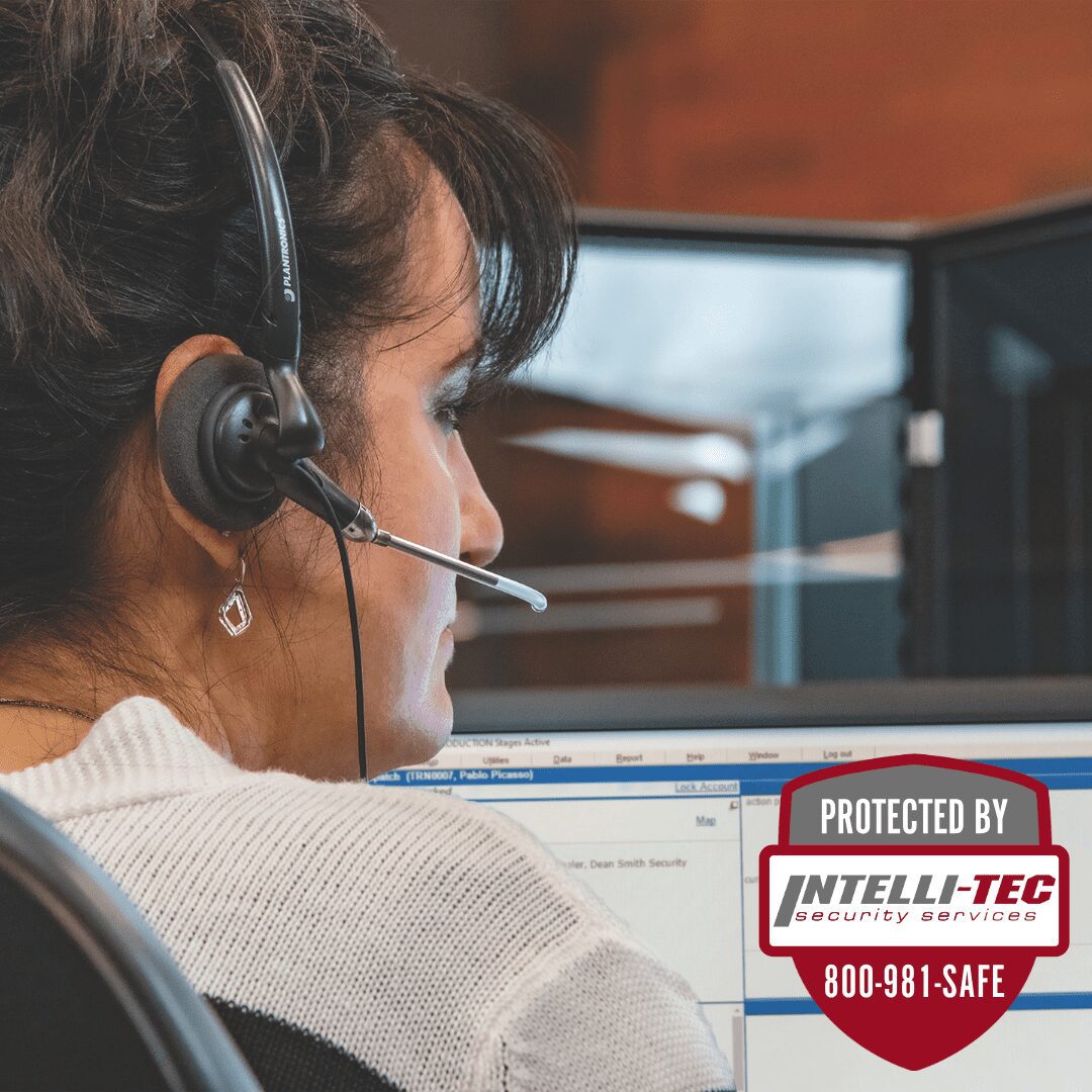 professional alarm monitoring operator